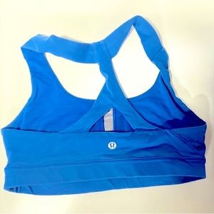 Lululemon Bright Blue Sports Bra, Size 6
